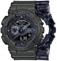 Zegarek męski Casio G-SHOCK Original SET GA-110SKE-8AER + BEZEL 10467795 + PASEK 10467764
