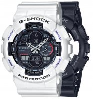 Zegarek męski Casio G-SHOCK Original SET GA-140-1A1ER + BEZEL 10347600 + PASEK 10347710