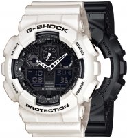 Zegarek męski Casio G-SHOCK Original SET GA-100-1A1ER + BEZEL 10395292 + PASEK 10395227
