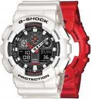 Zegarek męski Casio G-SHOCK Original SET GA-100B-4AER + BEZEL 10395292 + PASEK 10395227