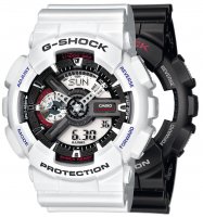 Zegarek męski Casio G-SHOCK Original SET GA-110-1AER + BEZEL 10347600 + PASEK 10347710