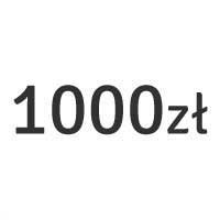 Karta podarunkowa  ZEGAREK.NET  Karta podarunkowa 1000 zł
