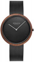 Zegarek męski Obaku Denmark Męskie V245GXBBMB
