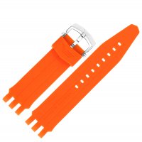 Pasek do zegarka  Vostok Europe  Pasek Energia 3 - Silikon (A279) pomarańczowy błyszcząca kl.