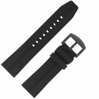 Pasek do zegarka  Vostok Europe  Pasek Expedition - Silikon (4198) czarny czarna kl.