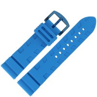 Pasek do zegarka  Vostok Europe  Pasek Expedition - Silikon (D736) błękitny niebieska kl.