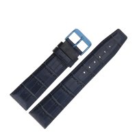 Pasek do zegarka  Vostok Europe  Pasek Gaz-14 - Skóra 560 (D603) niebieski croco niebieska kl.